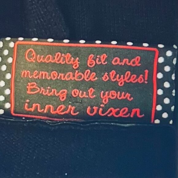 Voodoo Vixen Sailor Girl Cardigan Sweater in Navy Blue/White (Like New) - Picture 6 of 11